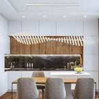 Sonata LED Chandelier Dimmable Linear Pendant Dining Room Living Room — 10 to 30 Heads