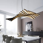 Sonata LED Chandelier Dimmable Linear Pendant Dining Room Living Room — 10 to 30 Heads
