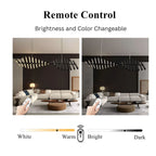 Sonata LED Chandelier Dimmable Linear Pendant Dining Room Living Room — 10 to 30 Heads