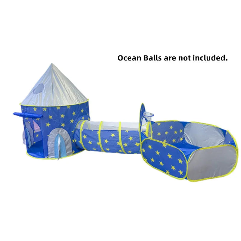 3 in1 Color Children Tent House Toy Ball Portable Tipi Interactive Pit Pool Kid Removable Indoor Outdoor Playhouse Gift Decor
