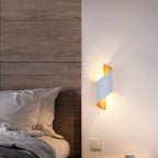Modern Curl Twisted LED Wall Light Dimmable Bedroom Living Room — White Black Small Medium Large