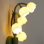 Aelis Natural Orchid Wall Lamp – Elegant Indoor Botanical Lighting