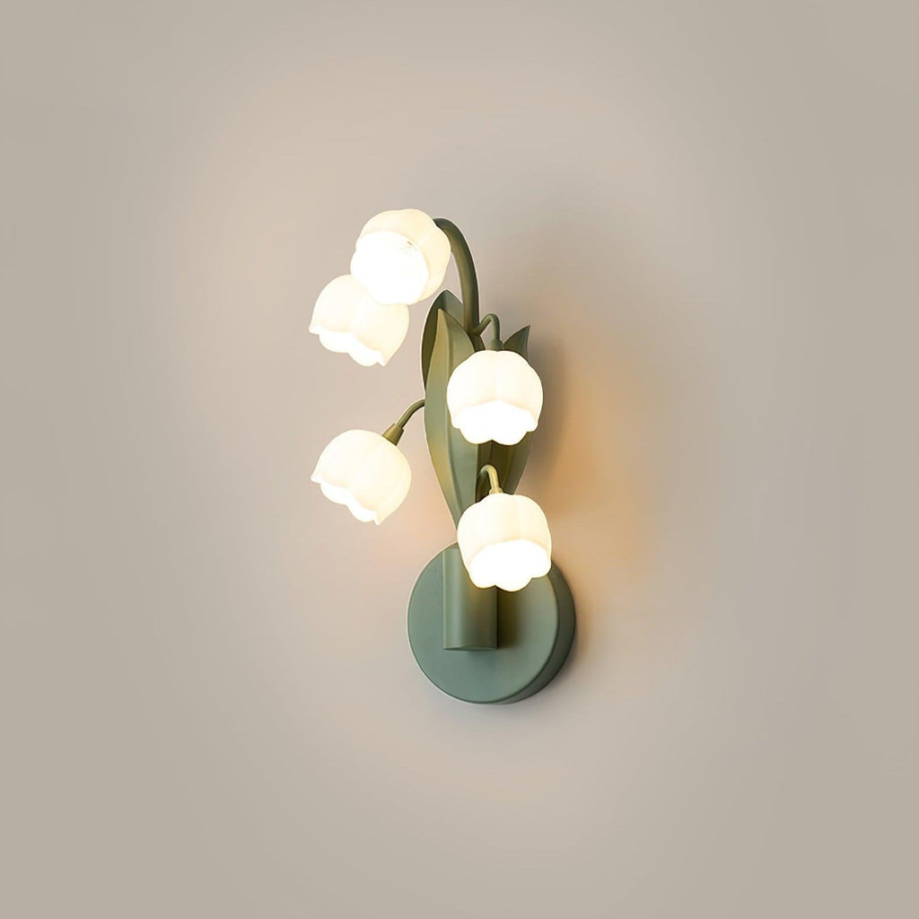Aelis Natural Orchid Wall Lamp – Elegant Indoor Botanical Lighting