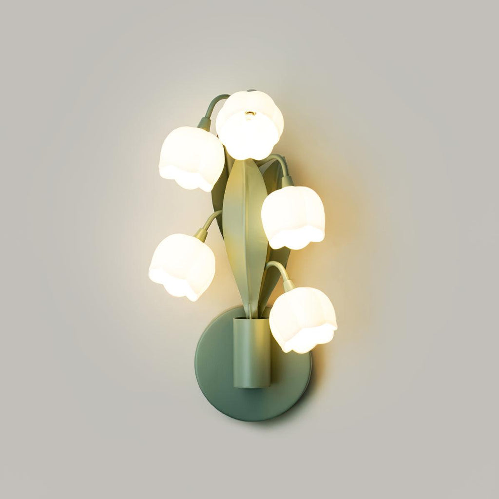 Aelis Natural Orchid Wall Lamp – Elegant Indoor Botanical Lighting