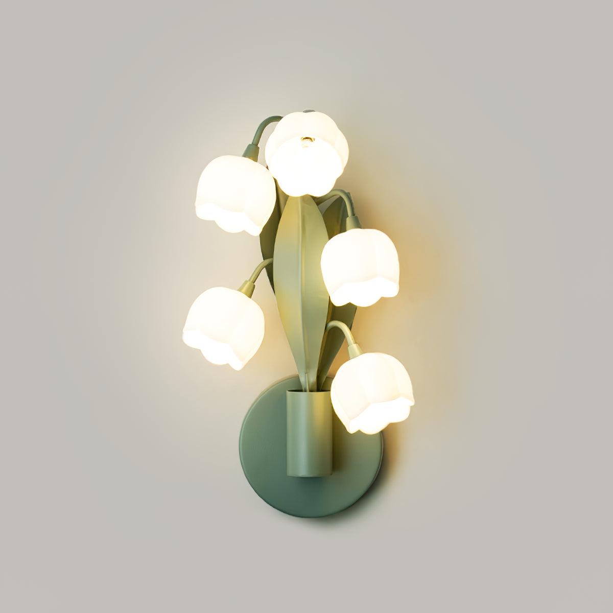 Aelis Natural Orchid Wall Lamp – Elegant Indoor Botanical Lighting