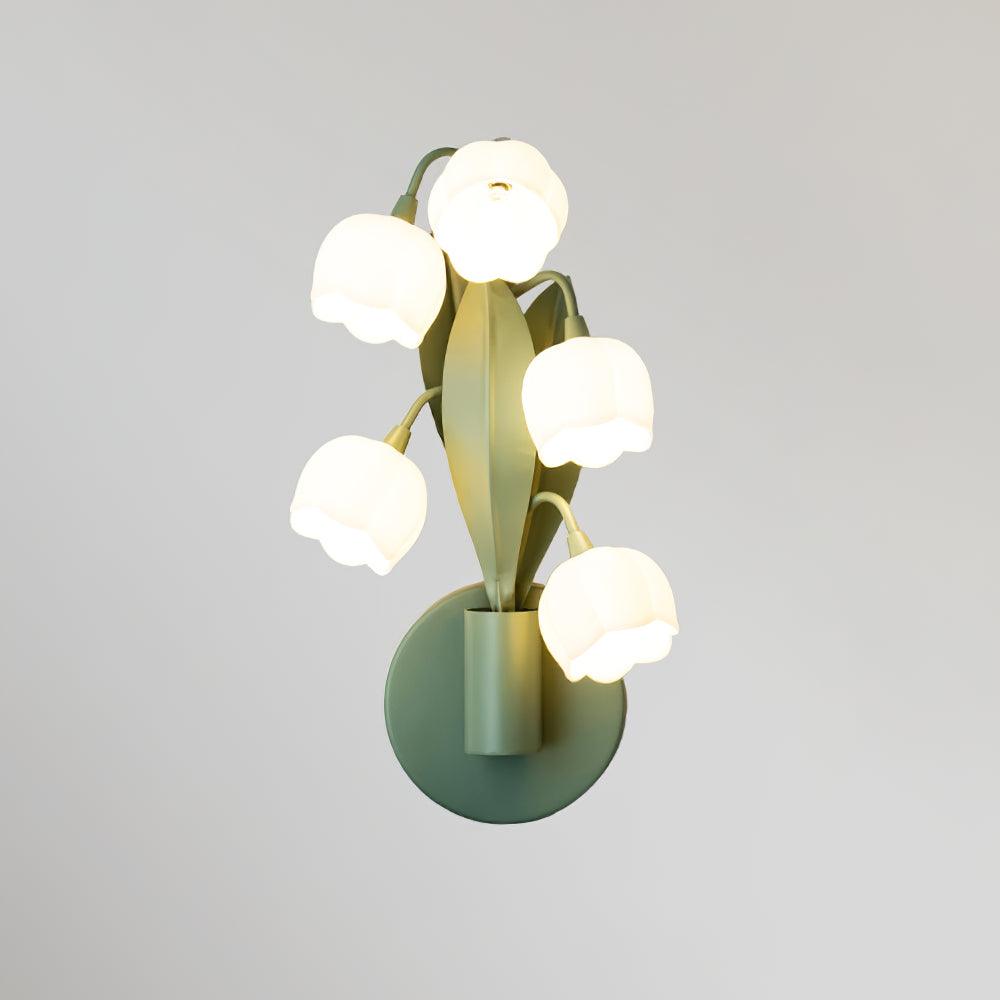 Aelis Natural Orchid Wall Lamp – Elegant Indoor Botanical Lighting