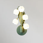 Aelis Natural Orchid Wall Lamp – Elegant Indoor Botanical Lighting