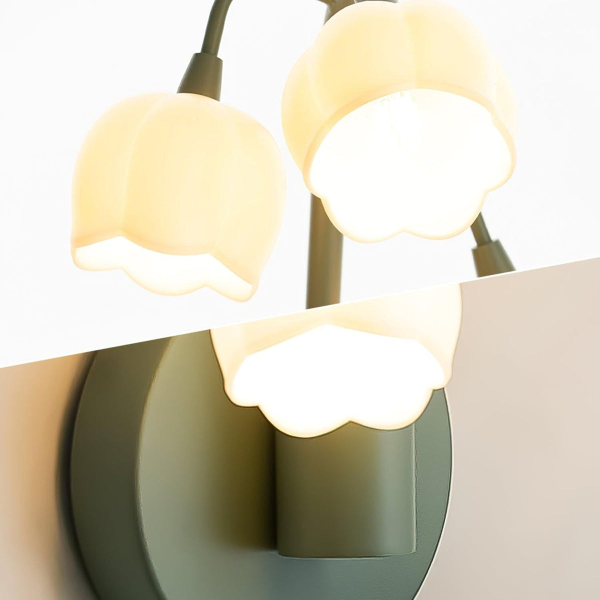 Aelis Natural Orchid Wall Lamp – Elegant Indoor Botanical Lighting