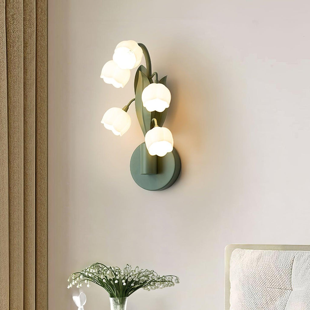 Aelis Natural Orchid Wall Lamp – Elegant Indoor Botanical Lighting