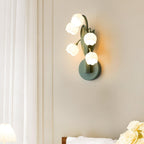 Aelis Natural Orchid Wall Lamp – Elegant Indoor Botanical Lighting