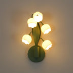 Aelis Natural Orchid Wall Lamp – Elegant Indoor Botanical Lighting