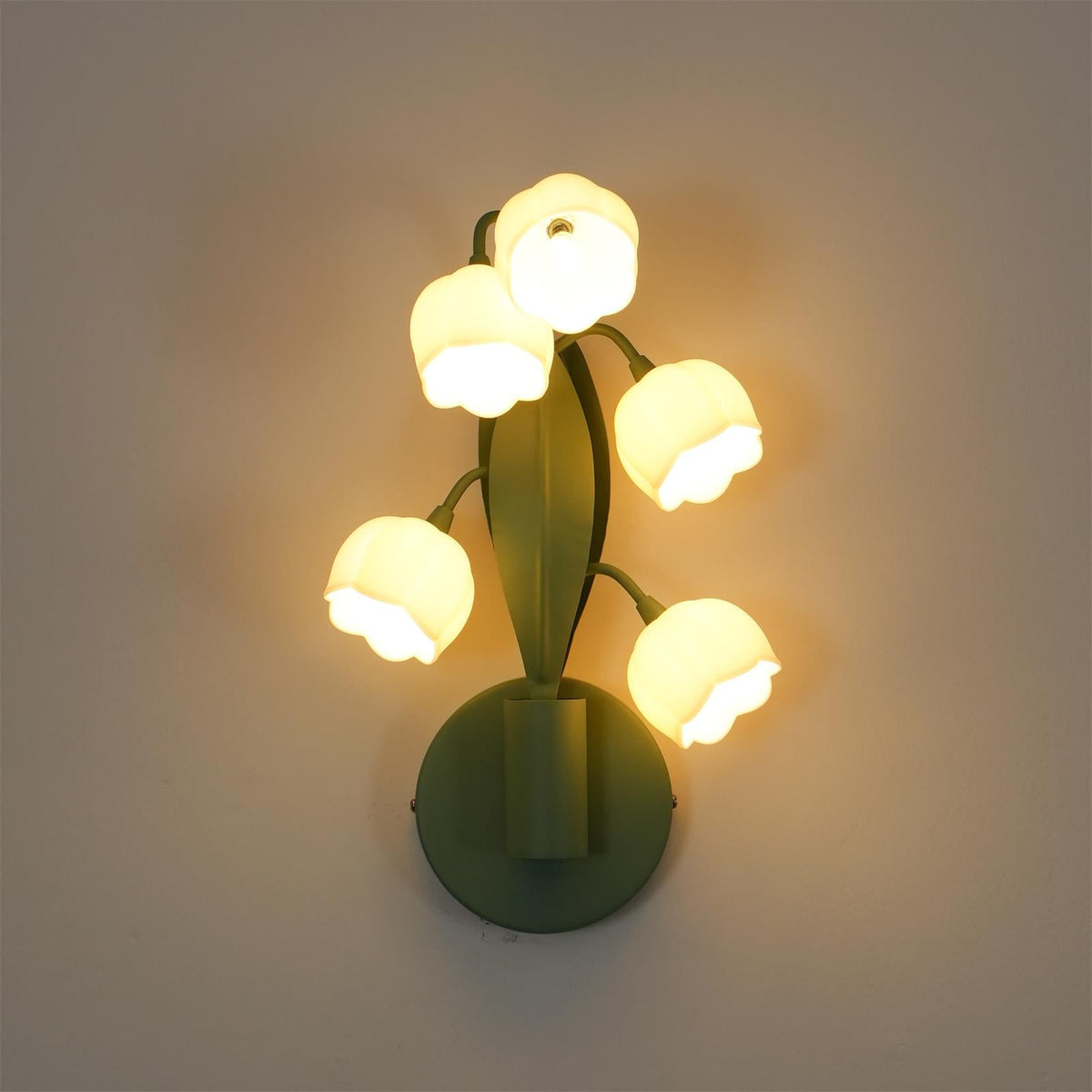 Aelis Natural Orchid Wall Lamp – Elegant Indoor Botanical Lighting