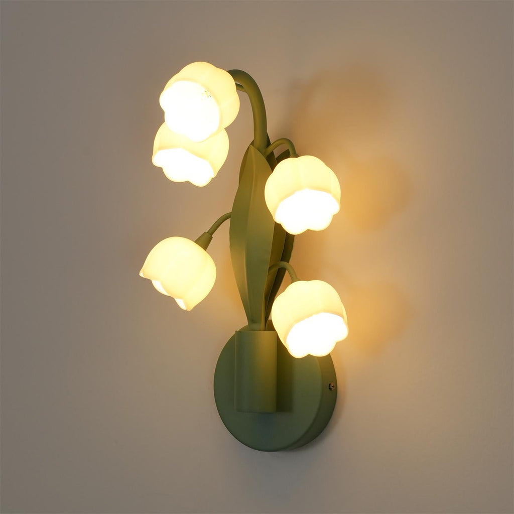 Aelis Natural Orchid Wall Lamp – Elegant Indoor Botanical Lighting