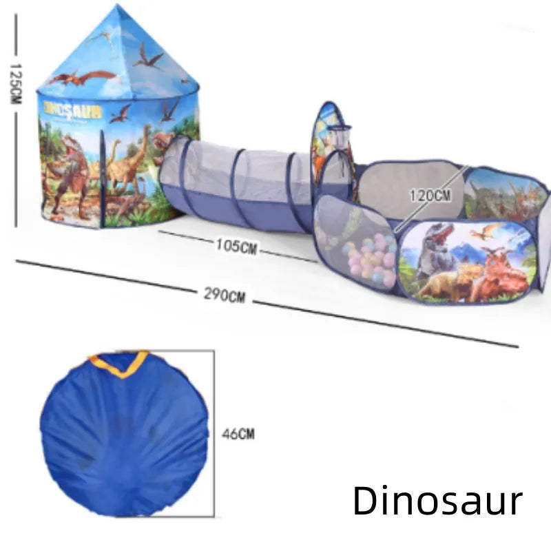 3 in1 Color Children Tent House Toy Ball Portable Tipi Interactive Pit Pool Kid Removable Indoor Outdoor Playhouse Gift Decor