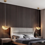 Gilded Serenity Gold Crystal Pendant Light Bedroom Living Room Kitchen Island — Raindrop Ring Hammer