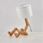 Mr. Glowbot Nordic Handcrafted LED Desk Lamp Whimsical Bedside Bedroom Office