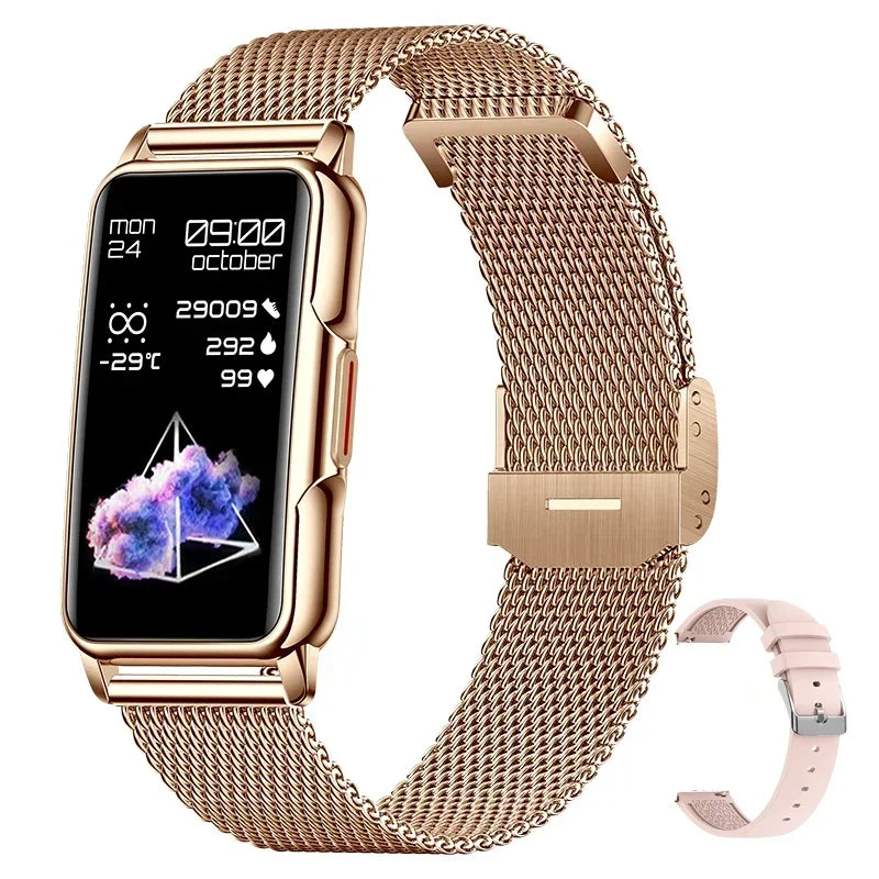 Annie’s Fashion Smartwatch for Men & Women – Full Touch Fitness & Health Tracker