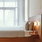 Modern LED Wall Sconce Warm White Hardwired Bedroom Living Room