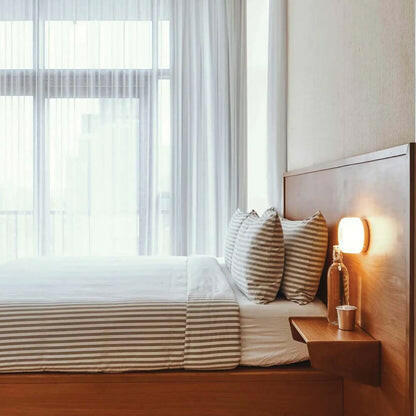 Modern LED Wall Sconce Warm White Hardwired Bedroom Living Room