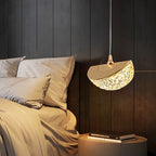 Gilded Serenity Gold Crystal Pendant Light Bedroom Living Room Kitchen Island — Raindrop Ring Hammer