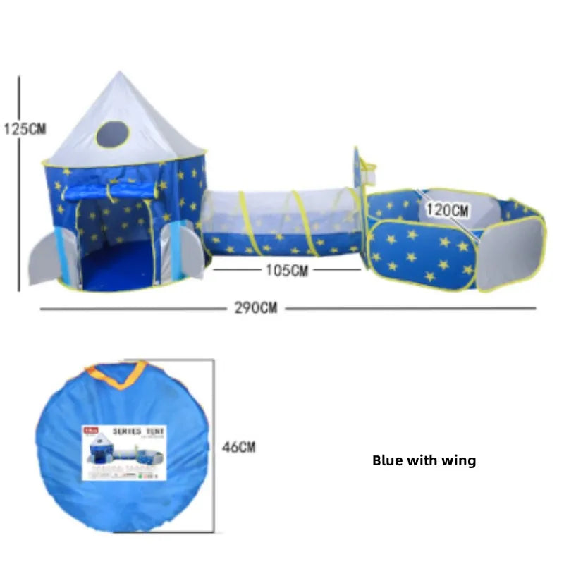 3 in1 Color Children Tent House Toy Ball Portable Tipi Interactive Pit Pool Kid Removable Indoor Outdoor Playhouse Gift Decor