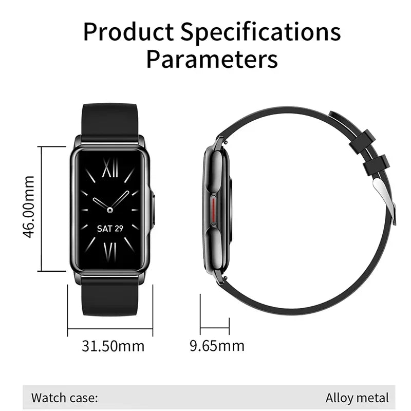 Annie’s Fashion Smartwatch for Men & Women – Full Touch Fitness & Health Tracker