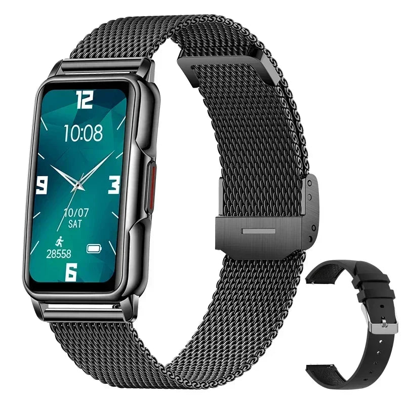 Annie’s Fashion Smartwatch for Men & Women – Full Touch Fitness & Health Tracker