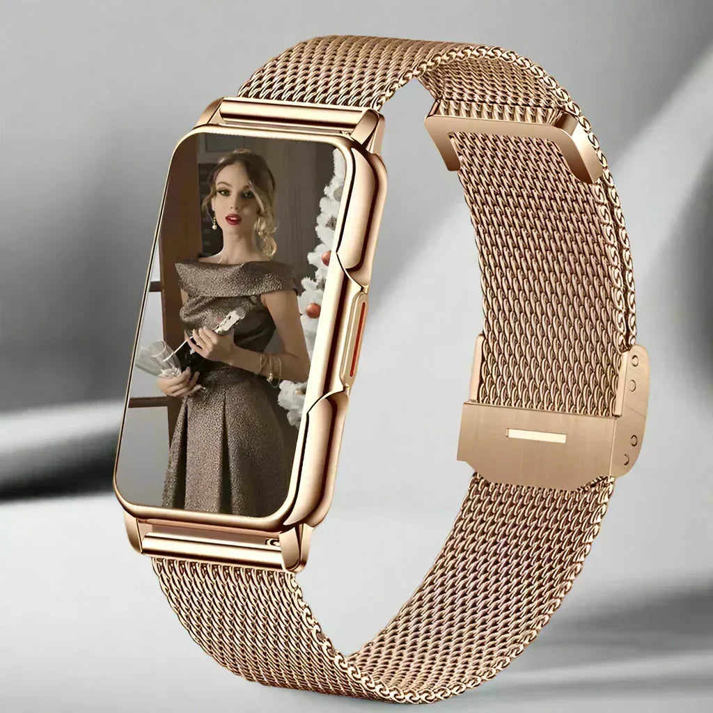 Annie’s Fashion Smartwatch for Men & Women – Full Touch Fitness & Health Tracker