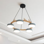 Cliff Chandelier Bird Round