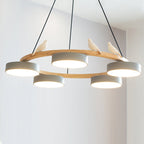 Cliff Chandelier Bird Round