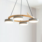 Cliff Chandelier Bird Round