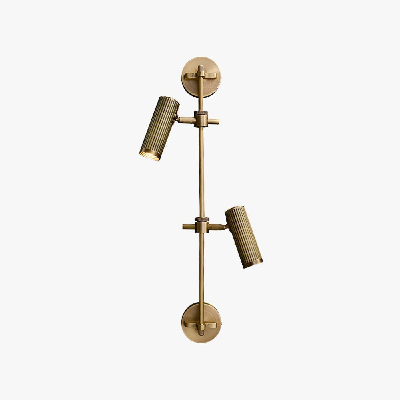 Adjustable Spot Rail Wall Light Bronze Retro Hardwired Bedroom Living Room — 1 & 2 Head Sets