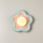 Petani Pink & Yellow Floral Wall Light