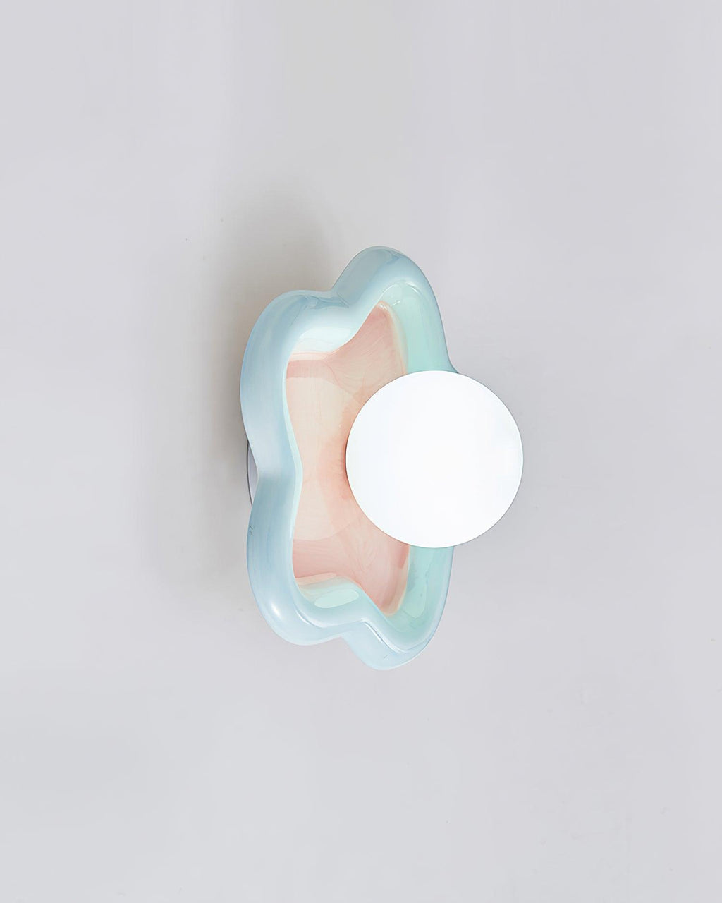 Petani Pink & Yellow Floral Wall Light