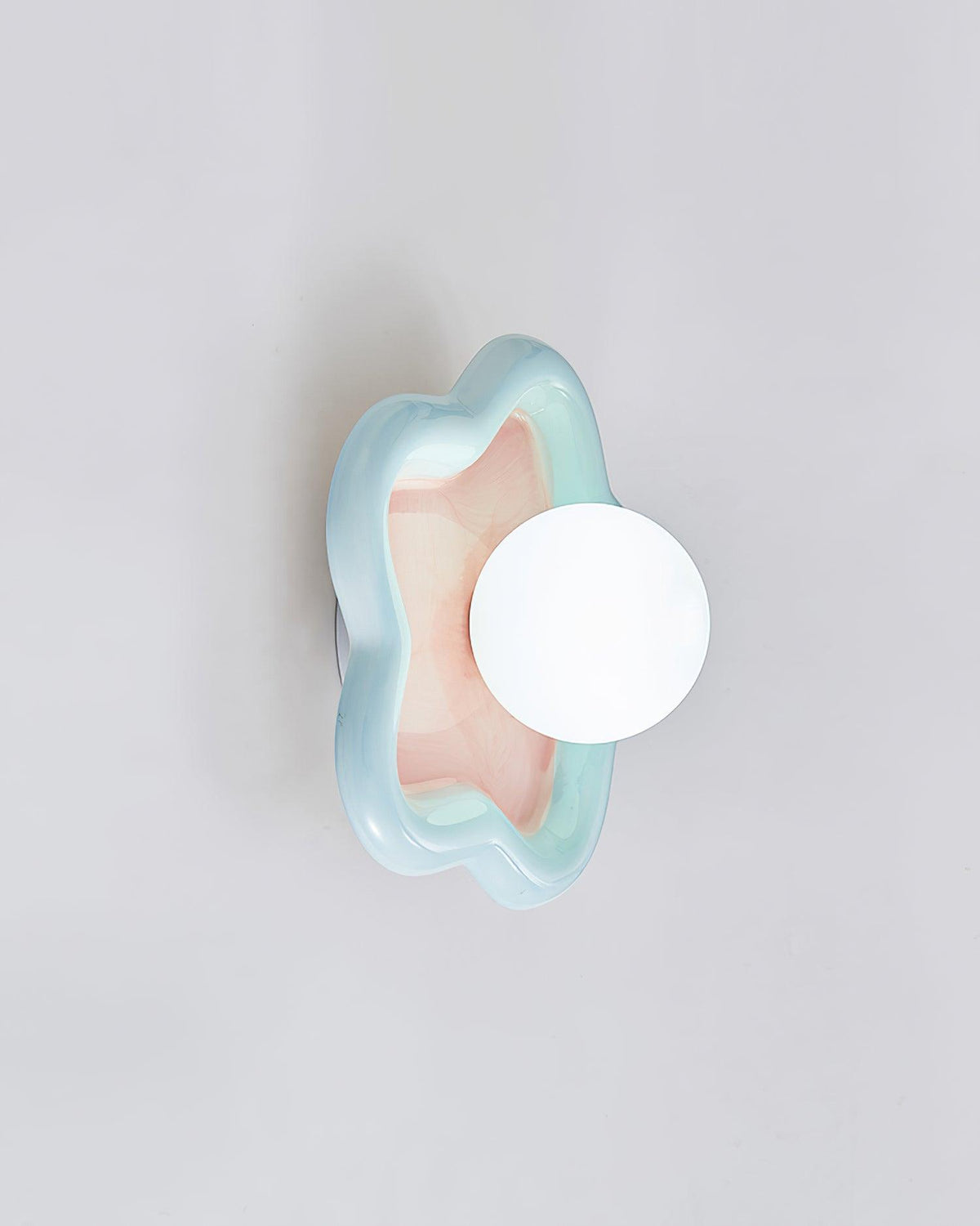 Petani Pink & Yellow Floral Wall Light