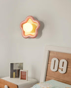 Petani Pink & Yellow Floral Wall Light