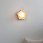 Petani Pink & Yellow Floral Wall Light