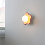Petani Pink & Yellow Floral Wall Light