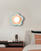 Petani Pink & Yellow Floral Wall Light