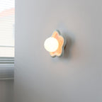 Petani Pink & Yellow Floral Wall Light