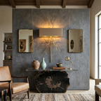 Twig Sculptural Wall Lamp Organic Branch LED Warm White Living Room Bedroom Restaurant — Brass Black