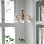 Bellin Floral Chandeliers Wood Ceramic