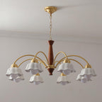 Bellin Floral Chandeliers Wood Ceramic