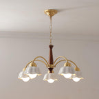 Bellin Floral Chandeliers Wood Ceramic