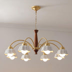 Bellin Floral Chandeliers Wood Ceramic