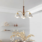 Bellin Floral Chandeliers Wood Ceramic