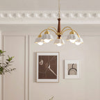 Bellin Floral Chandeliers Wood Ceramic