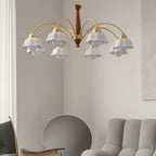 Bellin Floral Chandeliers Wood Ceramic