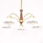 Bellin Floral Chandeliers Wood Ceramic