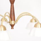 Bellin Floral Chandeliers Wood Ceramic